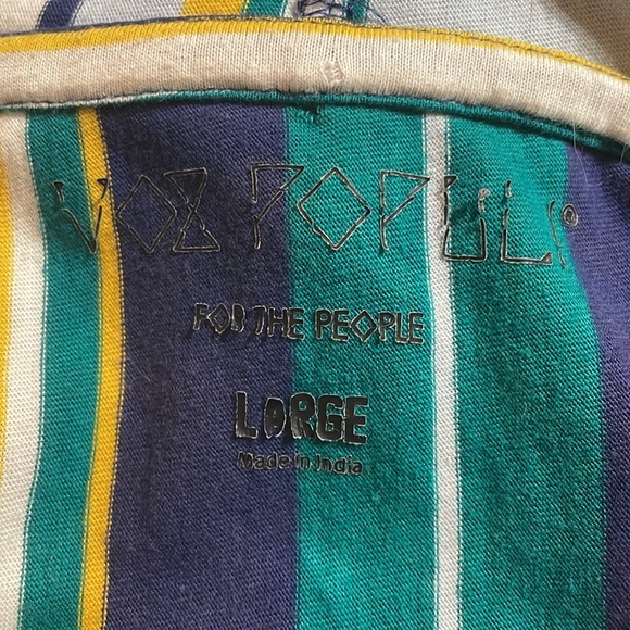 Vox Populi - Sleeveless Striped Hoodie - Picture 6 of 6